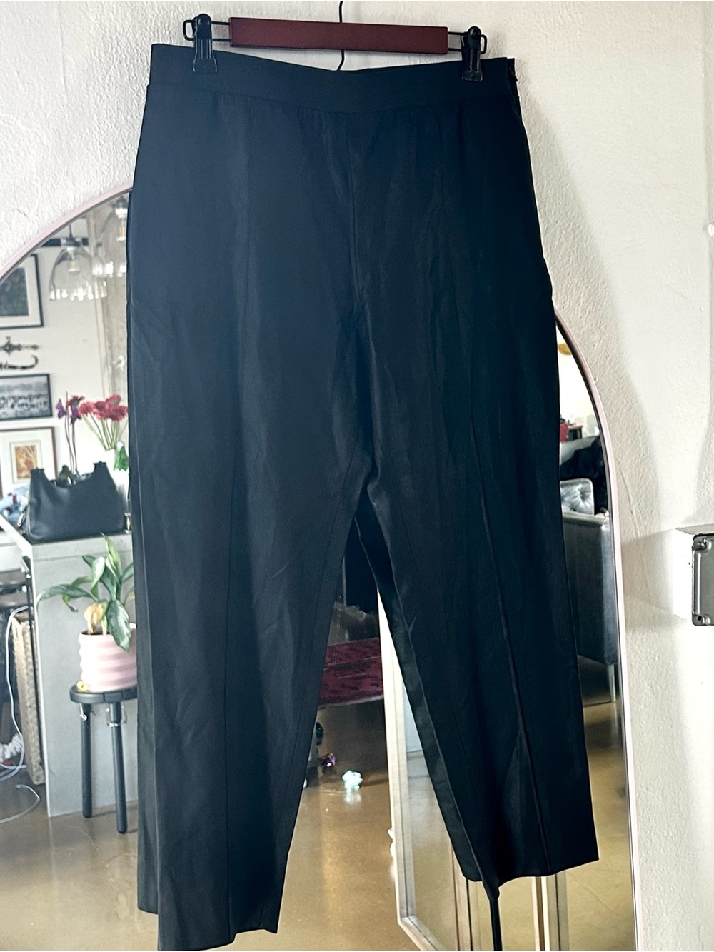 COS Black 100% Wool Tailored Pants, sz US 8, new without tags